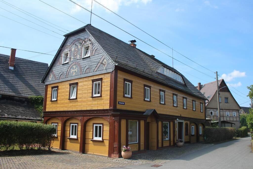 Maisonette-Fewo Fritz Mit Infrarotsauna โกรสเชอเนา ภายนอก รูปภาพ